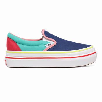 Damske Slip On Tenisky Vans Ramp Tested Super ComfyCush Námornícka Modrá/Ruzove VA28SOMDQ